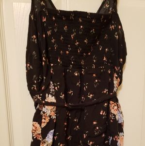 Torrid floral tank top blouse